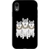 Cool 3 Hip Hop Trio Street Gold Chain Fu Custodia per iPhone XR Shiba Inu Dog Rap Old School Retro Streetwear 80s 90s Tre