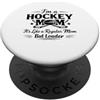 Team Mom Energy Giornata del gioco della mamma di hockey forte PopSockets PopGrip Adesivo