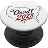 Ossoff 2028 Elcection Vote Ossoff 2028 USA Map Jon Ossoff for President Patriot PopSockets PopGrip Adesivo