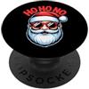 Winter Beard Fashion Ho Ho No Divertente Design Natalizio con Cappello Santa PopSockets PopGrip Adesivo