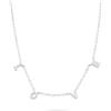 Tamaris donna collana TJ-0698-N-45 aus 925 argento in argento con zirconisteinen