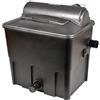 Hozelock Tricoflex 1864 1240 Ecopower+ 12000 - Filtro per laghetto da Giardino con UVC, Nero, 42 x 40,5 x 29,1 cm