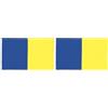 AZ FLAG Bandiera Blu E Giallo 150x90cm - Bandiera AZZURA E Gialla 90 x 150 cm (Confezione da 2)