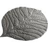 Bellochi Growing in style Bellochi Tappetini da Gioco per Neonati e Bambini - Universale e Lavabile Tappeto da Gattonamento - Uso Interno ed Esterno - Tessuto in Velluto Morbido - Forma a Foglia (138x120 cm, Grigio)