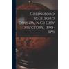 Anonymous Greensboro (Guilford County, N.C.) City Directory, 1890-18 (Tascabile)