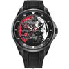 Citizen Eco-Drive - Ombra della Morte Nera Vader da uomo, cassa in acciaio inox, cinturino in silicone nero (modello: AW1606-06W), nero, classico