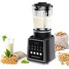 Mioanser Macchina Del Latte Noci, 1.65L Macchina Latte Vegetale con Funzione Autopulente, Appuntamento Intelligente 24 ore, Lama in Acciaio Inossidabile a 14 Taglienti, Macchina Del Latte Di Soia Per Familiare