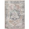 RugVista Dhabi Oriental, Tappeto, Orientali, 200 x 300 cm, Rettangolare, Pelo corto, Soggiorno, Camera da letto, Cucina, Lavabile in lavatrice, Terracotta/Blu