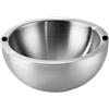 Generico Dip Chiller Bowl - Stainless Steel Double Walled Insulated Serving Bowl, 20x20x9cm Double Walled Insulated Party Dish For Salsa Guacamole Condiments Sauces Salad Hot Cold Food Appetizer