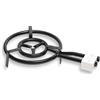 briebe Bruciatore a Gas Paellero 2 Fuochi 50-30 cm, Fornello per Paella, Adatto per Padelle o Paellera da 42 a 70 cm di Diametro, Due Regolatore di Fiamma