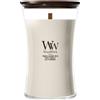 WOODWICK Hourglass Candles Tonka & Almond Milk 609g - Candela Profumata