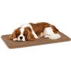 Flamingo cuccia cane - cuscino ortopedico per cane e gatto in memory foam - cuscino rettangolare Webbi beige - adatto per gabbie e trasportini - 55,5 x 38,5 cm - Flamingo