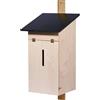 Luxus-Insektenhotels - Grande contenitore per calabroni in legno per l'insediamento di popolazioni di calabroni - 32 x 32 x 56 cm - marrone