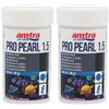 Amtra Pro Black Pearl 1.5-100ml, Mangime con Carboni Attivi in pellet da 1.5mm, per pesci di acqua dolce e salata, con Astaxantina e Omega 3 (Confezione da 2)