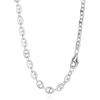 NKlaus 45cm collana chicchi di caffè 928 collana da donna in argento con catena in argento larga 4,4mm 10061