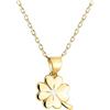 Sofia Milani - Collana da Donna in Argento 925 - Placcata in Oro con Pietra Zircone - Ciondolo a Fiore - N0766