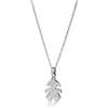 Le Bebè Collana Le Bebè bimba Oro Bianco LBB152 con diamanti collezione Micro setting