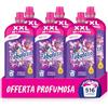 Fabuloso Ammorbidente Concentrato Profumato Magnolia & Lavanda 1,9L | Fragranza che Dura per Settimane* | Fragranza Attivata dal Movimento | Rende i Capi Più Facili da Stirare** | 86 Lavaggi