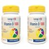 LongLife® Vitamin D 1000 | Vitamina D3 naturale | Difese immunitarie, salute di ossa e denti | Metabolismo del calcio | Fino a 2 mesi di trattamento | Vegetariano e senza glutine (Confezione da 2)