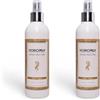 Horomia Deotex Gold Profumo Tessuto Bucato Spray - 250 Ml (Confezione da 2)