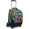 Seven Zaino Trolley Scuola Elementare Bambino, Zainetto Staccabile, Carrello Sganciabile, Spallacci a Scomparsa, 3 ruote, colorato