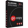 gocopy 500 fogli di carta per fotocopie ALLROUND DIN A4 80 g/m² senza legno, bianco brillante, FSC EU-ECOLABEL (1x 500 fogli)