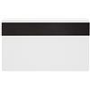 Karteo - 10 tessere in plastica con banda magnetica in PVC, dimensioni: 86 x 54 x 0,76 mm (30 mil), formato standard EC, per stampanti per tessere bianco