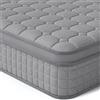 Vesgantti Materasso ibrido 120 x 200 cm, H3 7 zone, materasso ortopedico, a molle insacchettate, certificato Oeko-TEX, traspirante (30 cm, tight top, grigio)