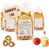 LA MADIA SALENTINA Tarallucci Salentini alla Salentina con Cipolla Pomodoro e Olive 1 Kg, Artigianali al Forno - Taralli Pugliesi Croccanti Tradizionali Salento - Tarallini Snack Salato Tipico Puglia (4x250g, Salentina)