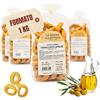LA MADIA SALENTINA Tarallucci Salentini all'Olio di Oliva EVO 1 Kg, Artigianali al Forno - Taralli Pugliesi Croccanti Tradizionali del Salento - Tarallini Snack Salato Tipico della Puglia (4x250g, Olio di Oliva)