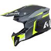 Airoh Wraaap Conquer Casco Cross unisex grigio
