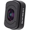 Plyisty Obiettivo Grandangolare 0,72X per Fotocamera 4, Vetro Ottico HD Magnetico a Installazione Rapida con Rivestimento Antigraffio, Filtro di Ricambio, Telaio in Lega di Alluminio