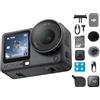 DJI Osmo Action 6 Combo Standard, action cam con sensore quadrato 1/1,1″, apertura variabile, resistente al freddo (Pellicola protettiva obiettivo + Scheda di memoria)