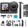 DJI Osmo Action 6 Combo Capture More, fotocamera sportiva con sensore quadrato da 1/1,1″, apertura variabile (Pacchetto accessori multipli)