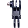 Generico Compatibile con GoPro il set di giunti di montaggio di conversione a 3 vie con braccio corto lungo regolabile(Length Long Mount)