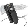 OPFVUJIKX Fotocamera corporea, A50 Mini telecamera telecomando obiettivo di rotazione grandangolare 150 gradi 1080P Bodycam con clip posteriore girevole per la Sicurezza, il Lavoro(Only Camera)