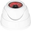 Bewinner Mr?18b Telecamera di Sorveglianza Simulata a Cupola Wireless per Interni Ed Esterni, 30 LED IR Fittizi, Installazione Semplice, Funzionamento a Batteria, Plastica ABS Bianca