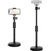Khazylorr Supporto per webcam da scrivania, treppiede per webcam con supporto per telefono, supporto per webcam Logitech C920 C922 C925e C922x C930e C930 C615 e BRIO