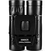 KONGMM Visione Notturna, Binocolo potente 50000M 500x25 300X25 200x25 Telescopio a lungo raggio Binocolo pieghevole for visione notturna debole for campeggio da caccia(300X25 binoculars)