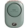 Tuidzljd Ventilatore Mini USB Dispositivo di Raffreddamento Ventilatore Ricaricabile da Viaggio Portatile Portatile Silenzioso Ventilatori di Raffreddamento Elettrici Piccoli Verde