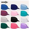 vkamoli Di colore solido scrub Cappellini Pet Attrezzi Strigliatura E Tolettatura Agenzia di Lavoro Scrub Bellezza Lavoro Cappelli Lab di cura scrub cap gorro enfermera delle donne e uomini