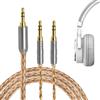 OKCSC doppio cavo da 3.5mm per cuffie da 1 a 2 Jack 3.5/2.5/4.4mm cavo di ricambio in rame puro a 16 Core per cuffie Hifiman