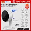 tuya（安全防护） Tuya Smart 1080p Wi-Fi Telecamera di sicurezza domestica intelligente 2MP, HD, avvisi APP in tempo reale, audio bidirezionale, con rilevamento del movimento per neonati e animali domestici