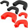 NONE Coperchio della maniglia della pentola antiscottatura in Silicone da 2 pezzi manicotti per Clip dell'orecchio della pentola antiscivolo per friggere la padella in ghisa utensili da cucina