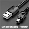 KOQZM 0.25M/1M/2M/3M Mini cavo USB Mini USB a USB cavo di ricarica dati veloce per lettore MP3 MP4 DVR per auto GPS fotocamera digitale HDD Mini USB