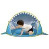 NONE Tenda da spiaggia Pop-Up per bambini con piscina, tenda da sole portatile Shark con protezione UPF UV 50 + per bambini piccoli