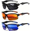 LENMOSC Occhiali da sole polarizzati sportivi alla moda per uomo donna ciclismo corsa pesca occhiali da sole occhiali da esterno leggeri