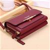 NONE Portafoglio da donna Borsa coreana Multi Card Borsa a tracolla casual di grande capacità Pacchetto per cellulare Nuovo stile di moda