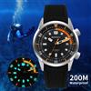 BERNY Orologi subacquei da uomo 200M Orologio subacqueo meccanico automatico super luminoso impermeabile 42mm Orologio da polso subacqueo con zaffiro