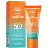 BIOAOUA Spf 50+ Crema solare per protezione viso Cura solare della pelle Doppio tubo Multi effetto Pa+++ Protezione solare facciale Blocco solare